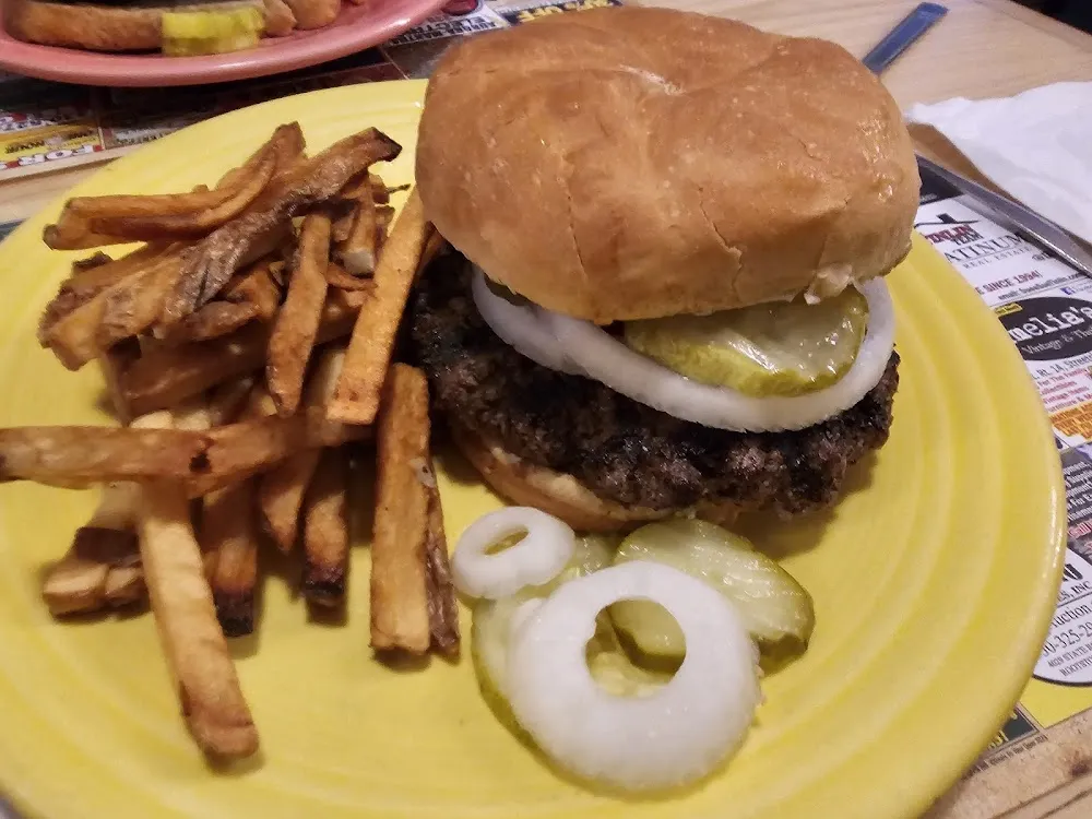 1 2 Burger and Fries