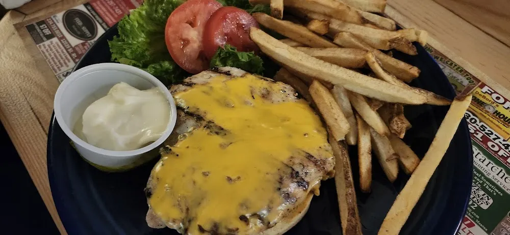 Cheeseburger and Fries